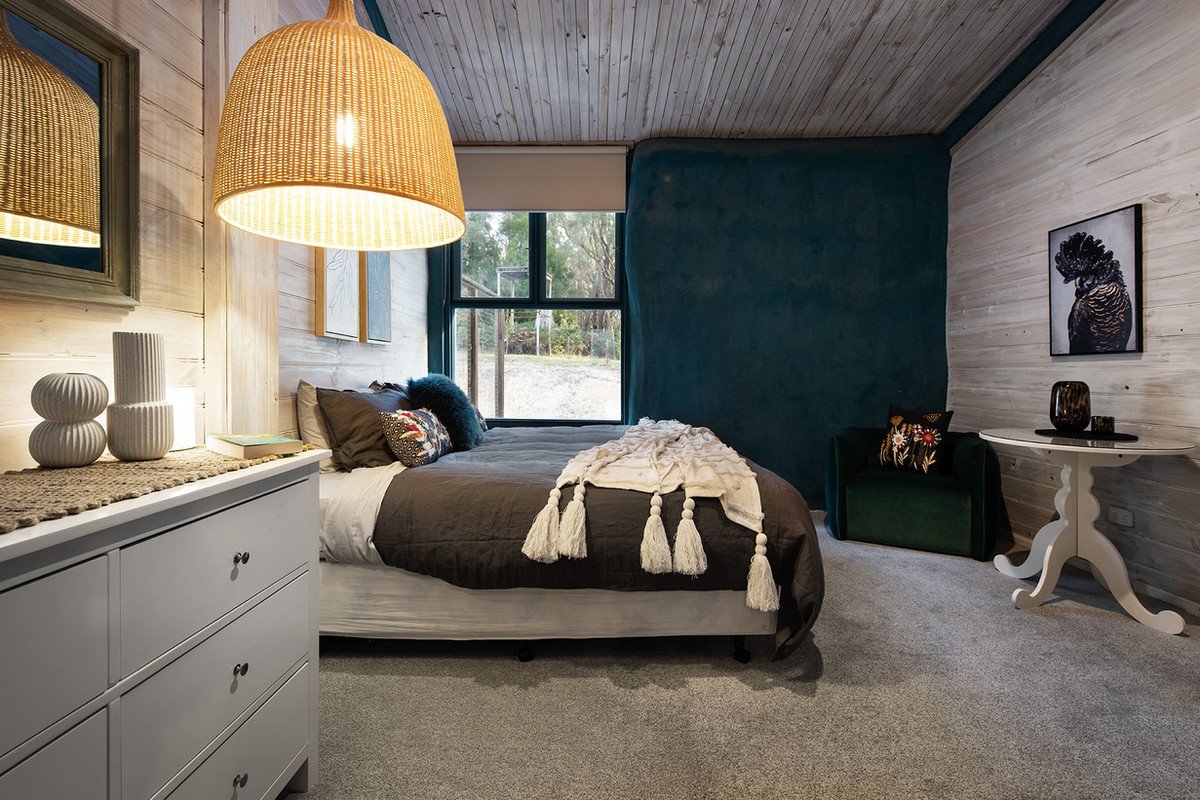 Timber bedroom
