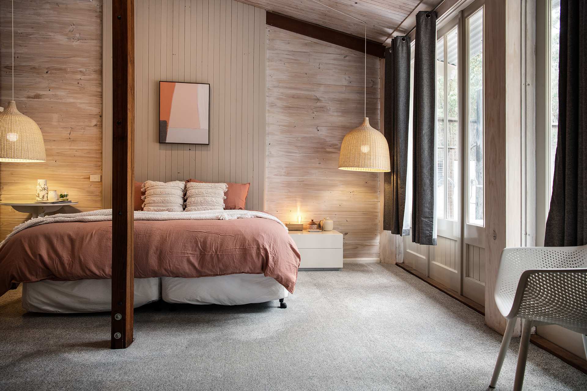 Warm bedroom